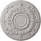 Ekena Millwork Oslo Ceiling Medallion (Fits Canopies up to 10 1/2"), 28 1/8"OD x 1 3/4"P, Ultra Pure White CM28OSUWF - alternate 1